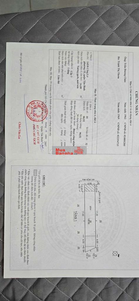 LÌ XÌ 100tr - Nhà 1 xẹt - HXH - Trần Thị Trọng - Tân Bình - 90m2