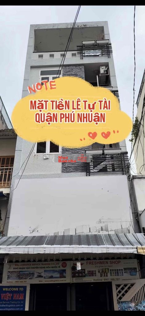 🌈 NHÀ 3,5LẦU MẶT TIỀN ĐƯỜNG LÊ TỰ TÀI, P4, QUẬN - PN