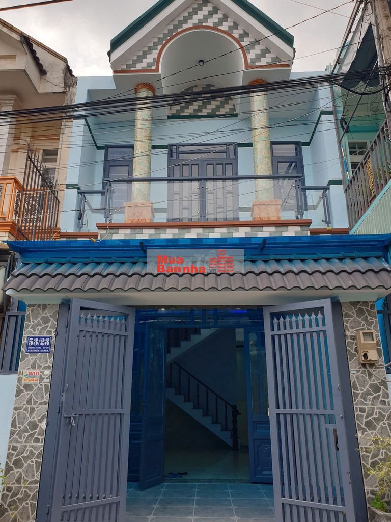 Nhà lầu 5x17 (4pn) đường 8m, gần chợ Đại Hải, CV Sinh thái Hóc Môn