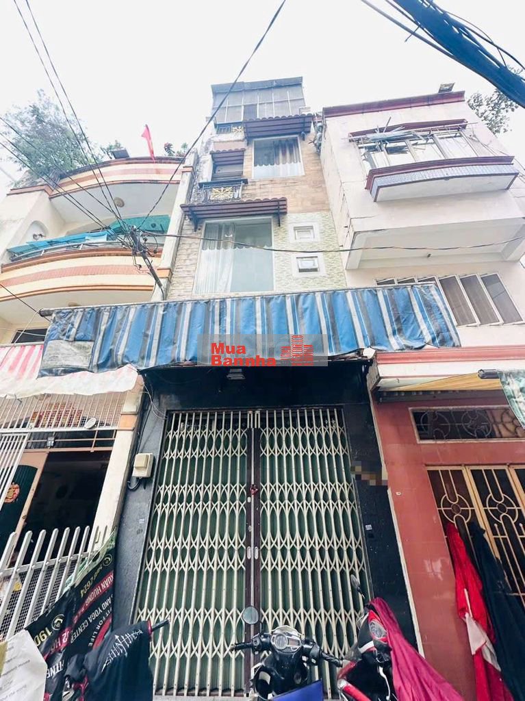 💥(6.9 Tỷ TL) NHÀ 1 SẸC , 4 TẦNG (5 PN) , HẺM 4M, Giáp Quận 1..!