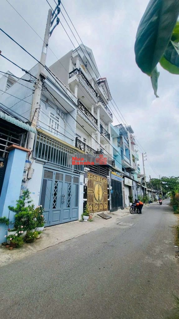 Bán nhà 2 mặt tiền đường, hẻm xe tải 7m, nhà 1 trêt, 1 lững, 1 lầu,