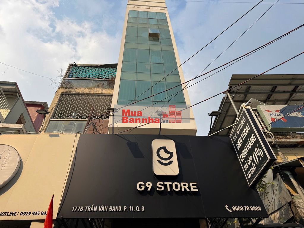 🧧 SIÊU RẺ QUẬN 3 - mặt tiền Trần Văn Đang - Hầm + 7 tầng có thang máy