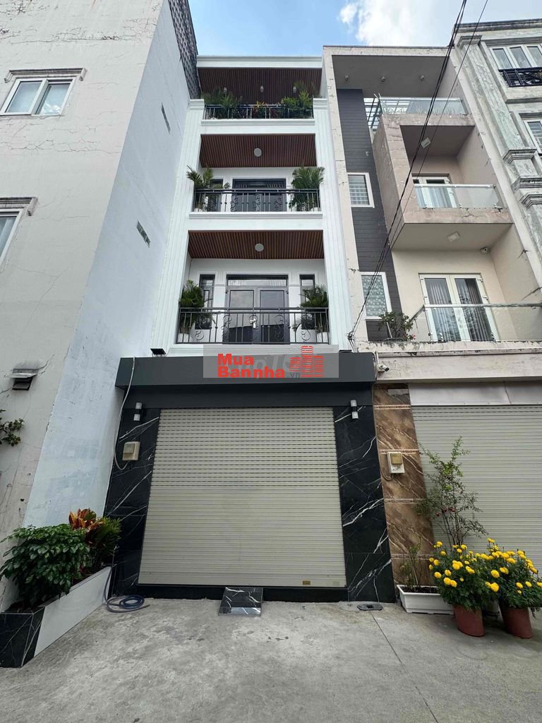Bán nhà đẹp 4 tầng hẻm ô tô sát MT Lê Văn Thọ P. An Hôi Đông chỉ 6TỶ78