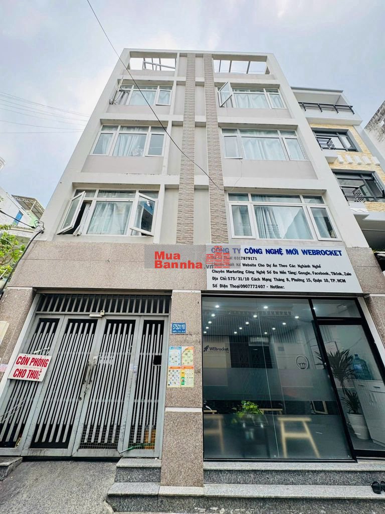 Ngang 6m,Toà nhà HXH Lê Văn Sỹ,DT 70tr/th,CN 65m2,Cách MT 15m