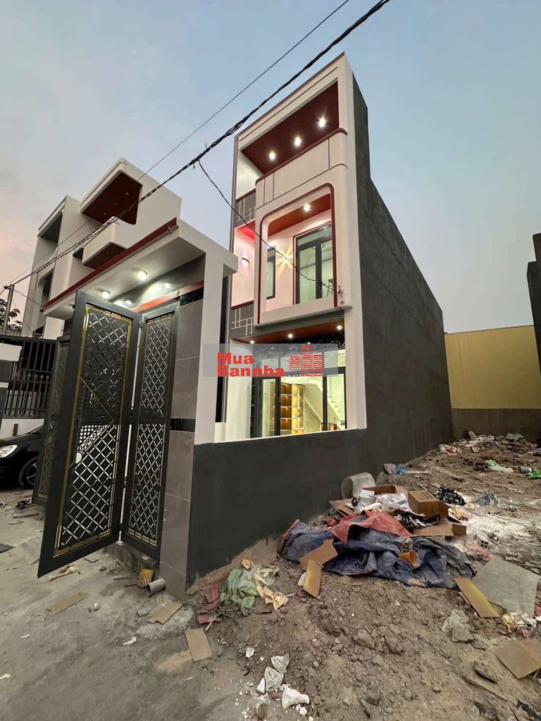 Nhà trệt lầu 80m2 ngay KCN VSIP 1