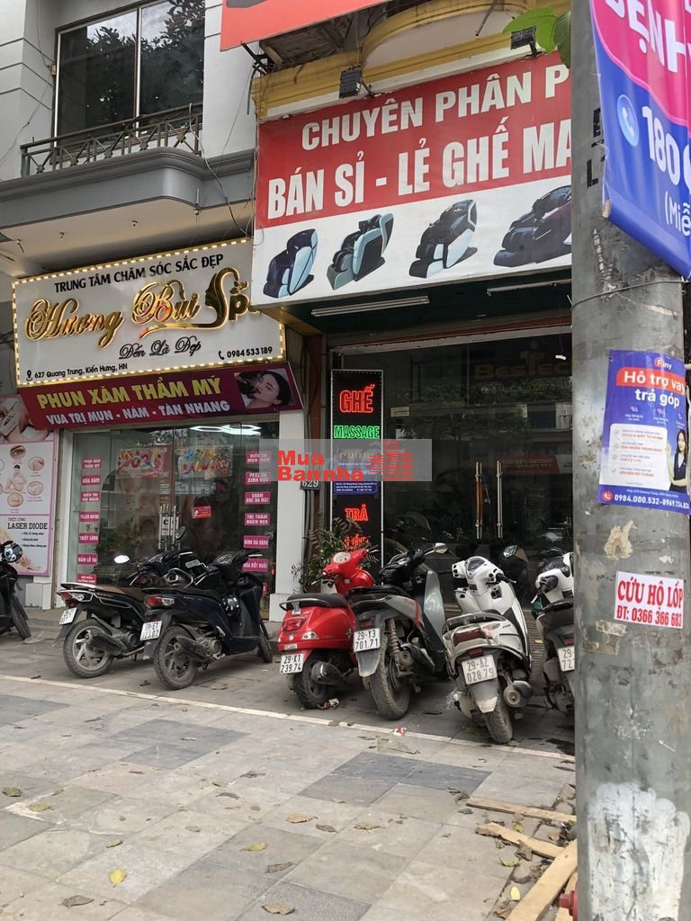 Bán nhà mặt phố 629 Quang Trung Hà Đông với vỉa hè rộng rãi