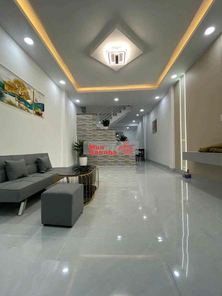 Chính chủ bán nhà mới xây ngay chợ Bình Trị Đông hẻm ô tô 4 x 18