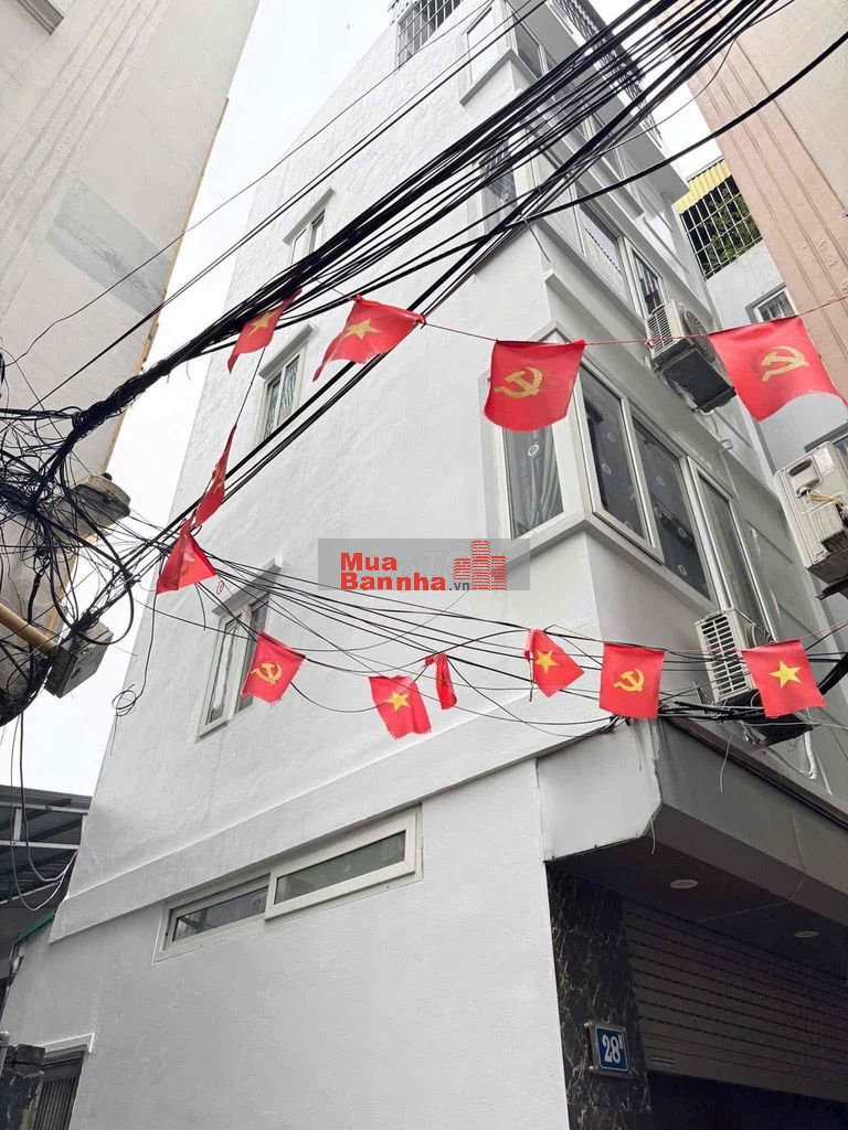 Bán nhà Thịnh Liệt ô tô đỗ cửa , ngõ thông , lô góc 5 tầng 3 ngủ ,ở su