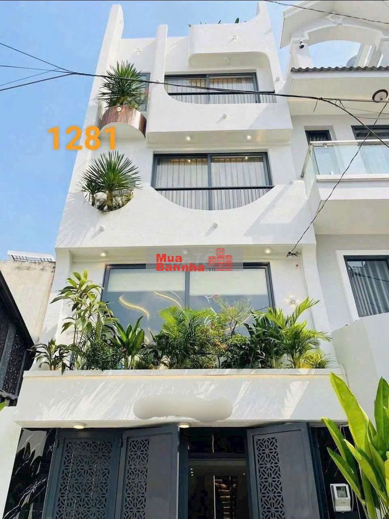 Bán nhà 3,5 lầu xây hết đất mới 100% full nội thất hẻm 7m khu dân trí