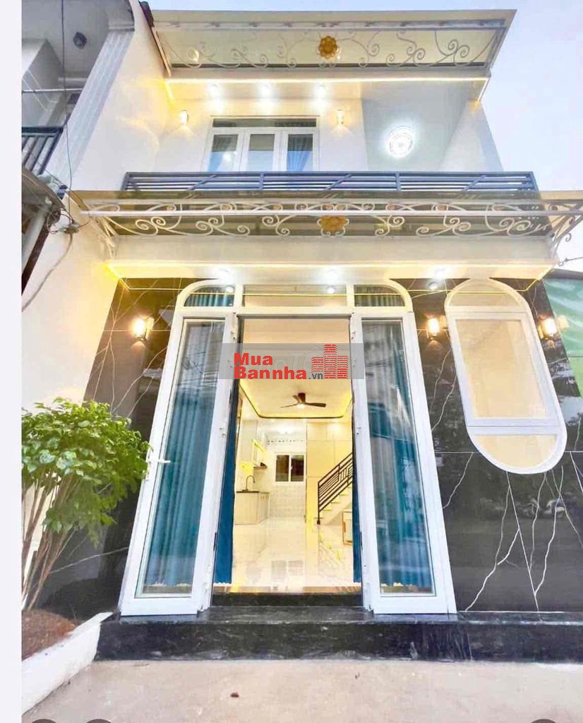 Nhà hẻm xe hơi 4,5x10m Huỳnh Tấn Phát Sát Q7