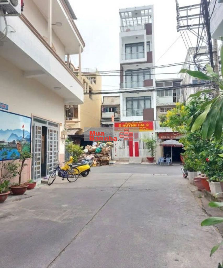 HẺM XE HƠI 3/2 TRỤC HÀN HẢI NGUYÊN DT 5x12m 4 LẦU 4PN 6WC NHỈNH 5 TỶ