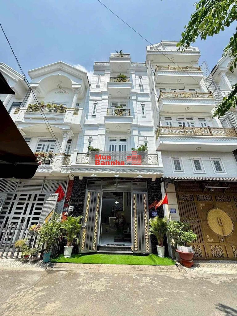 Nhà Phố 4Tầng - Giá Cực Tốt - Tặng Nội Thất - Hẻm 9M Khu Nhà Lầu