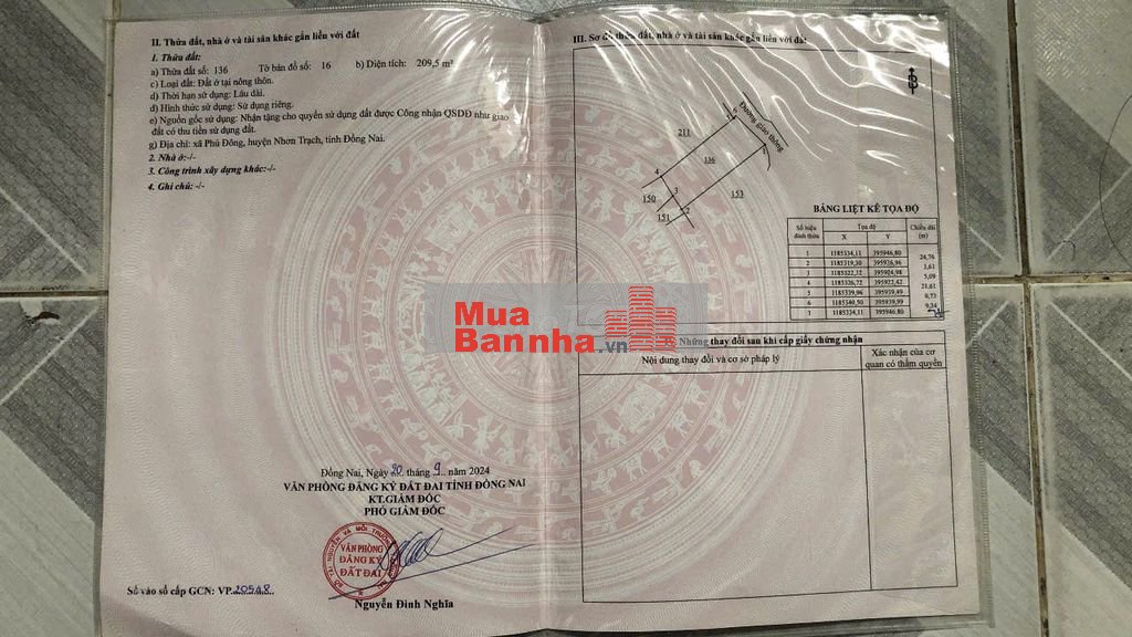 Nhà hẻm chính chủ, 209,5m2, SHR, Phú Đông, Nhơn Trạch, ĐN