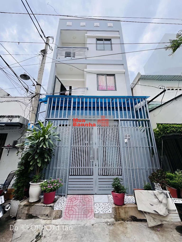 BÁN NHÀ HIẾM TÂN HOÀ ĐÔNG NGANG 5.2M - HOÀN CÔNG ĐỦ - HẺM BA GÁC