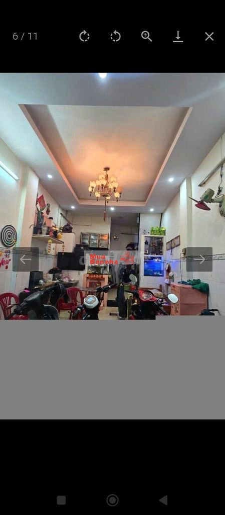 Bán nhà hẻm Lò Gốm,P.9,Q.6,dt: 4 x 8 nhà xây 2 lầu 3 Tỷ 35.