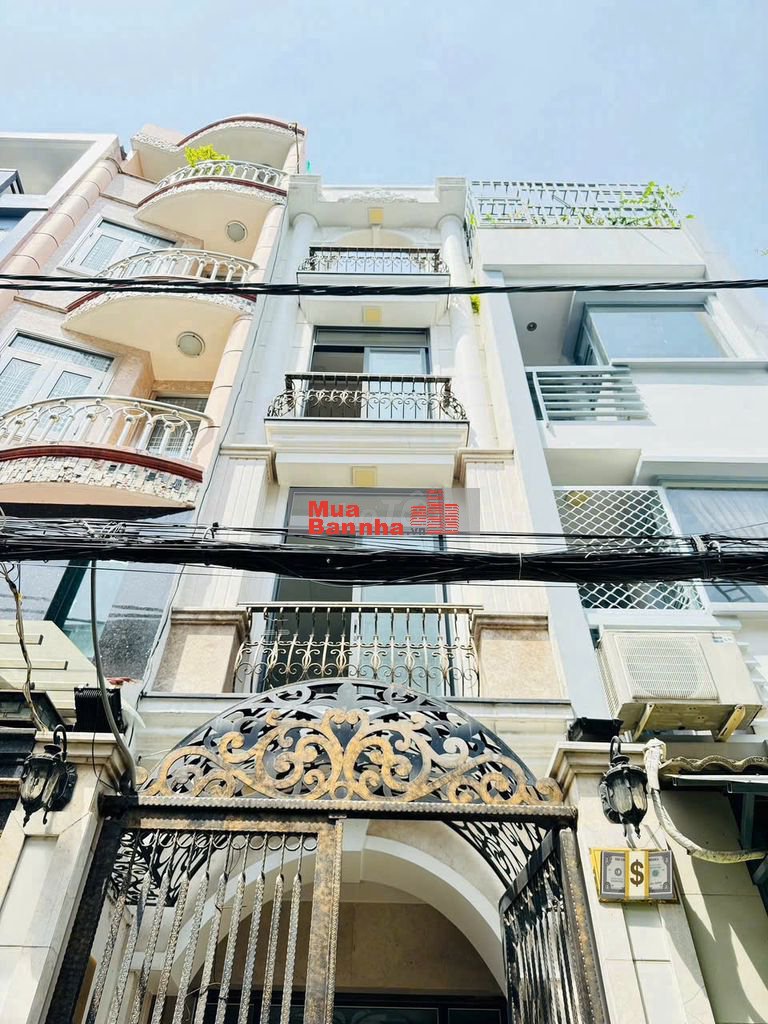 Hẻm Xe Hơi CMT8 Q10. (40m2). 4 Tầng Có Thang Máy. Giá 8.5 Tỷ TL