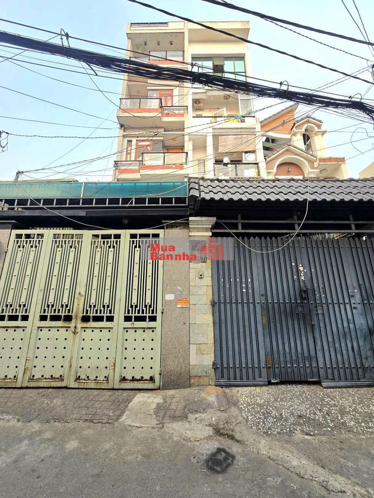 Nhà 5 tầng, 10 phòng, 4x24 hẻm 6m Phan Huy Ích, ngay Emart 2