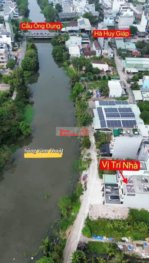 Nhà Mặt Tiền sông, Thạnh Lộc, Q12