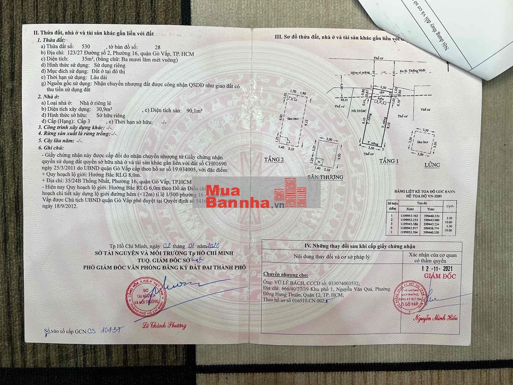 Chính chủ bán nhà đường số 2, P16, HXH thông