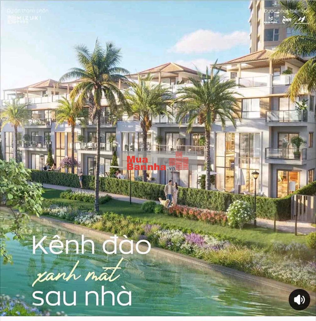 Nhà phố Mizuki Park - Mua trực tiếp CĐT Nam Long