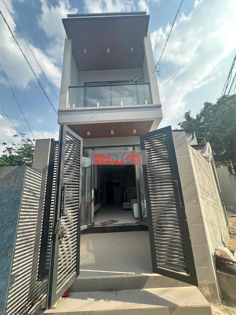 Bán nhà 1 trệt 1 lầu , ngay chợ Tân Vạn , gần cầu Đồng Nai