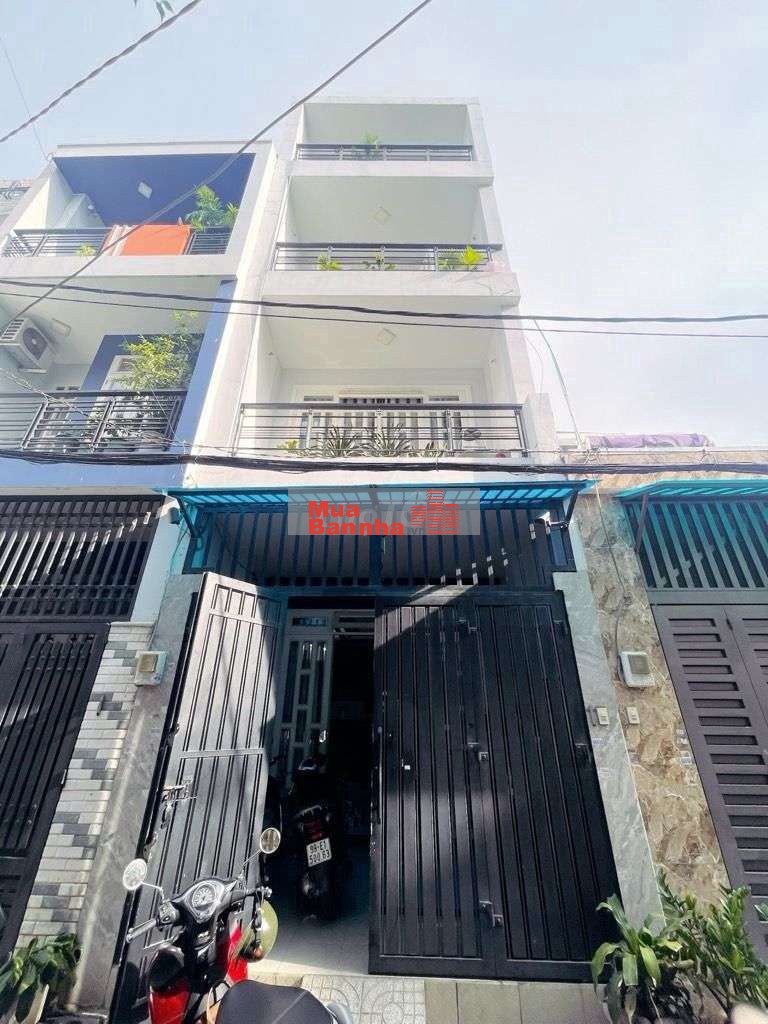 Nhà Tân Hương, Hẻm ôtô thông, 4x18m, 4 tầng, 4PN, Giá 8.x tỷ
