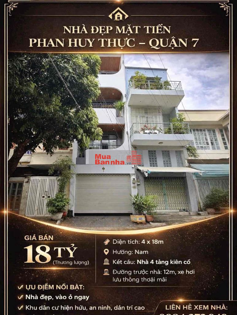 bán nhà MT đường kinh doanh phan huy thực Q7
