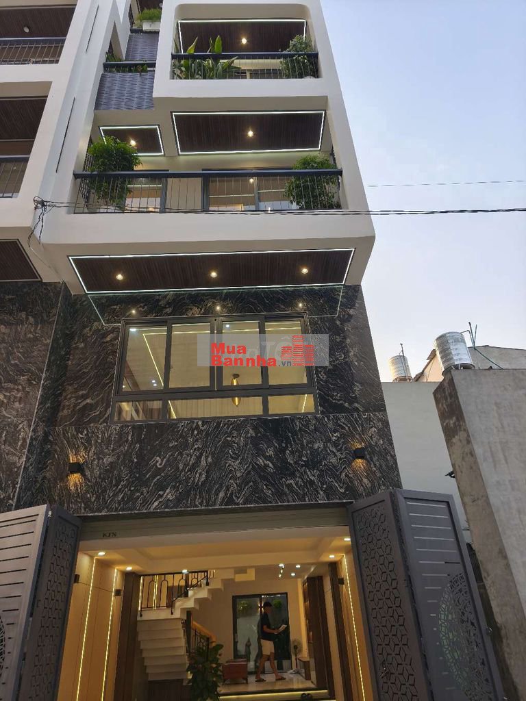 Nhà mới 5 tầng , xe hơi ngủ trong nhà giáp Gò Vấp , chỉ 6,X tỷ