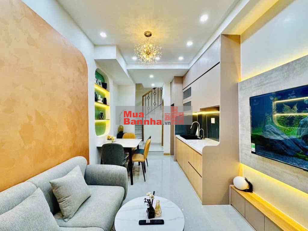 TRƯỜNG SA, PHƯỜNG 3 - BÌNH THẠNH - NHÀ ĐẸP 3 TẦNG FULL NỘI THẤT - 60M2
