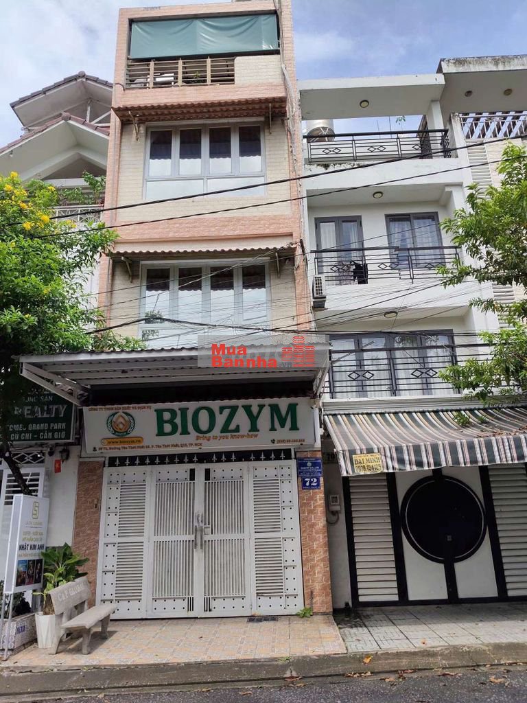 Bán gấp nhà P TTN Q12 nhà 2 mặt tiền. DT 4 x17 .1 trệt 3 lầu 4PN 4WS