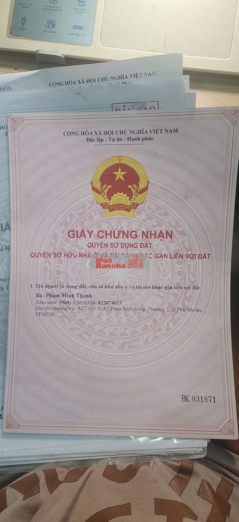 BÁN NHÀ NGUYÊN CĂN Ở PHAN XÍCH LONG CÓ SỔ HỒNG RIÊNG