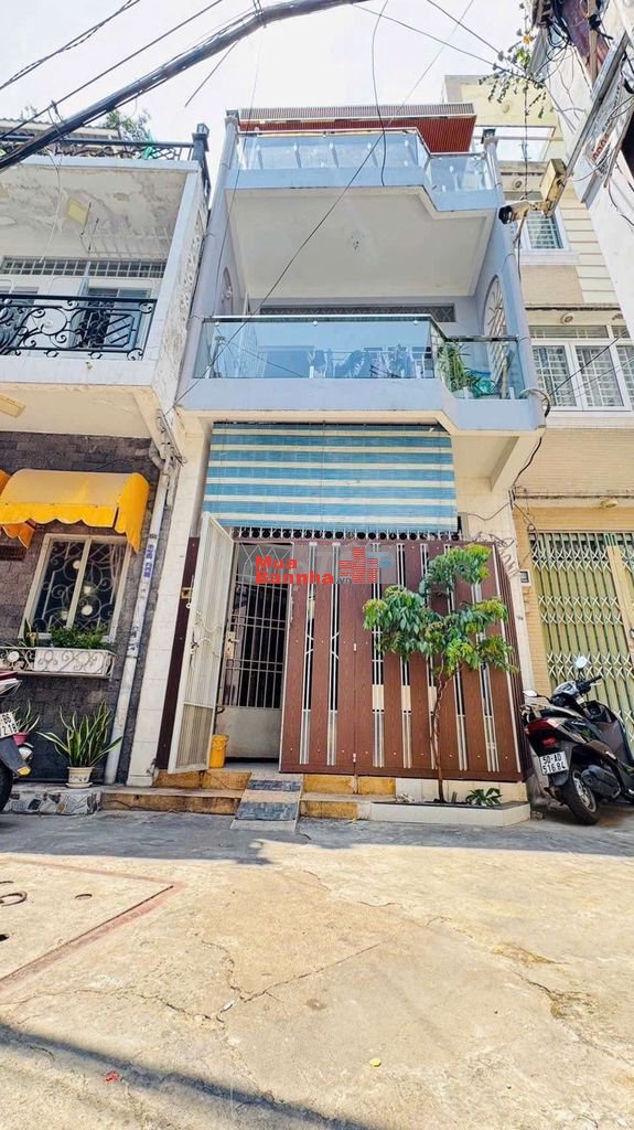 💥(6,3 Tỷ TL) Nhà 3 Tầng ,1 Sẹc, Lê Văn Sỹ,Hẻm 4M, Cách MT 20M.!