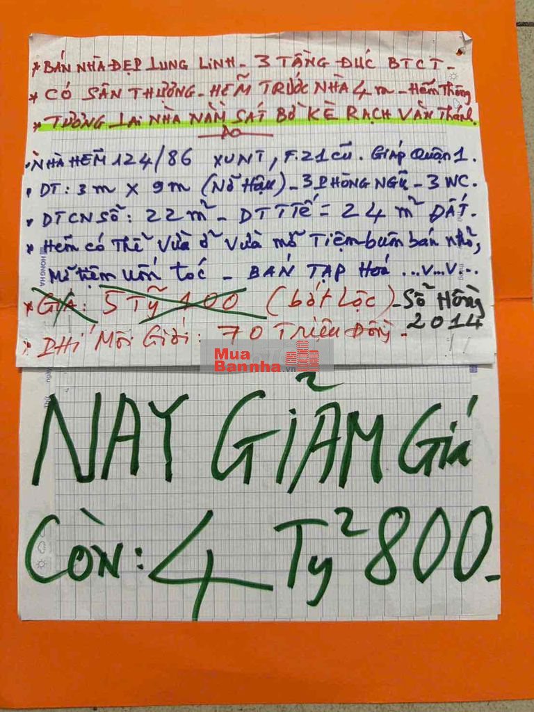 BÁN NHÀ ĐẸP LUNG LINH, HẺM TRC NHÀ 4m, 3 TẦNG ĐÚC THẬT, CÓ SÂN THƯỢNG