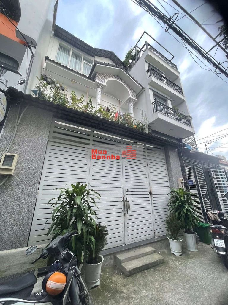 Nhà gần chợ Thới an, Diện tích đẹp 6x 15m đúc 3lầu hẻm 5m