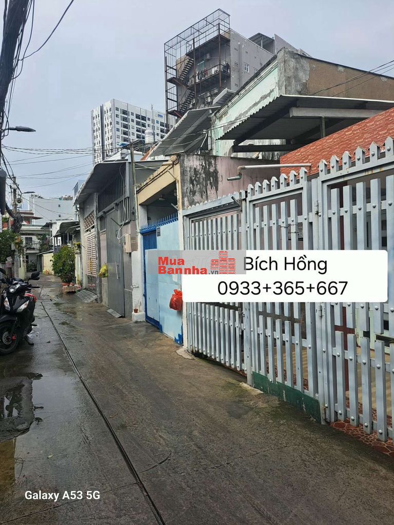 PHÚ THUẬN Q7 – NGANG 6,5M X DÀI 21M– HẺM Ô TÔ THÔNG CHỈ 58TR/M2
