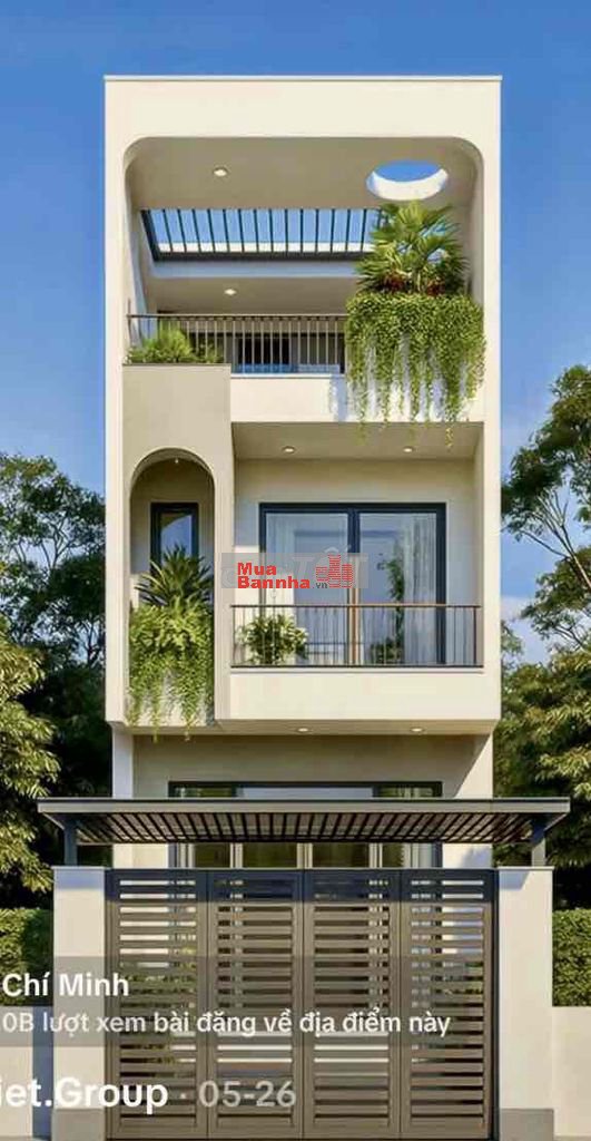 nhà 3 tầng mới xây dựng