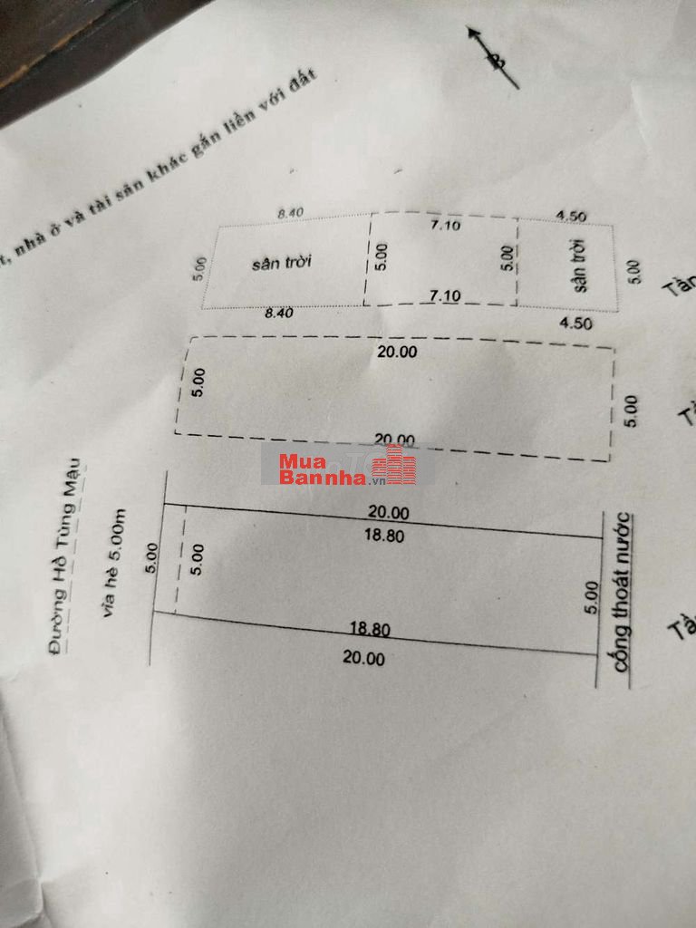 nhà mặt tiền đường hồ tùng mậu