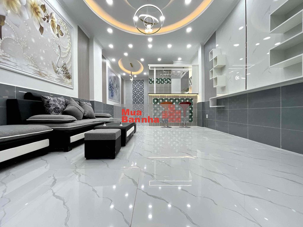 Nhà mới DT:4x9m 2 Tầng 2pn 2wc hẻm 1942 Huỳnh Tấn Phát