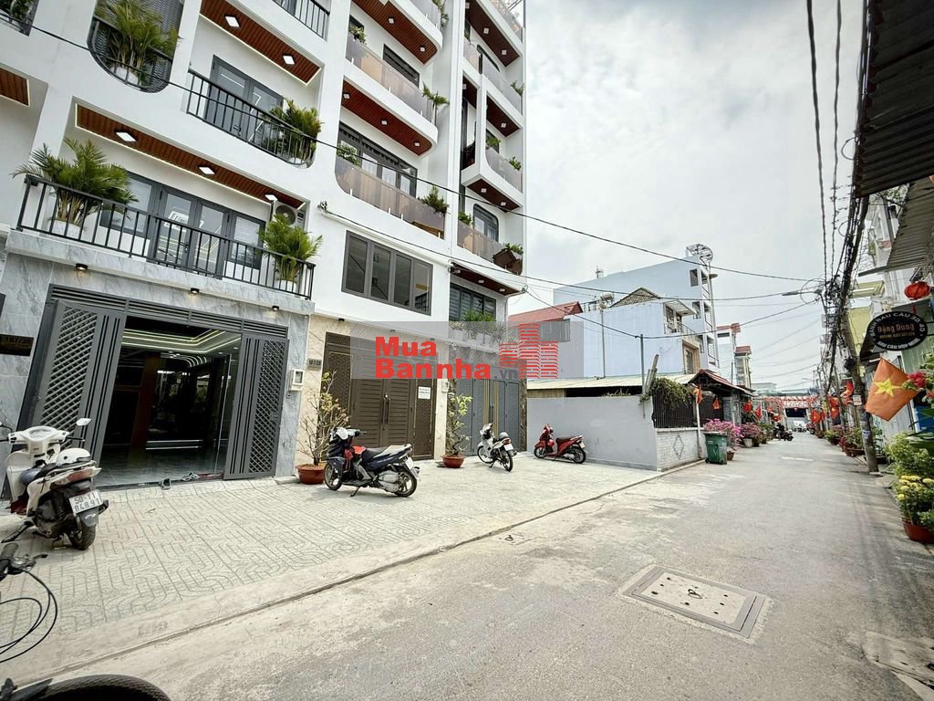 Siêu Phẩm 4m x 21m. 4 Tầng Có Thang Máy Hẻm nhựa 8m Thông Lê Thị Riêng