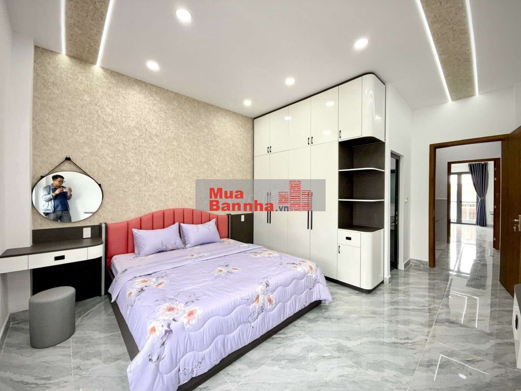 Siêu Phẩm 4m x 21m. 4 Tầng Có Thang Máy Hẻm nhựa 8m Thông Lê Thị Riêng
