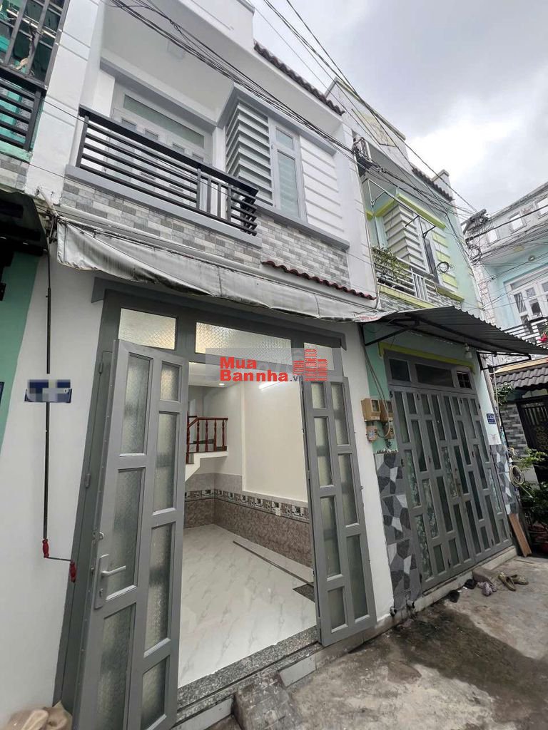 Bán nhà mới (3,6 x11m), đúc 1 trệt, 1lầu, đường rộng Hiệp Thành, Q12