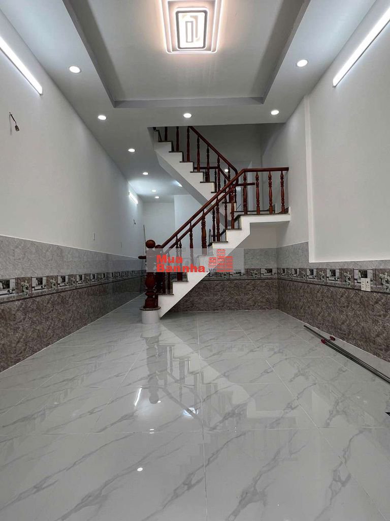 Bán nhà mới (3,6 x11m), đúc 1 trệt, 1lầu, đường rộng Hiệp Thành, Q12