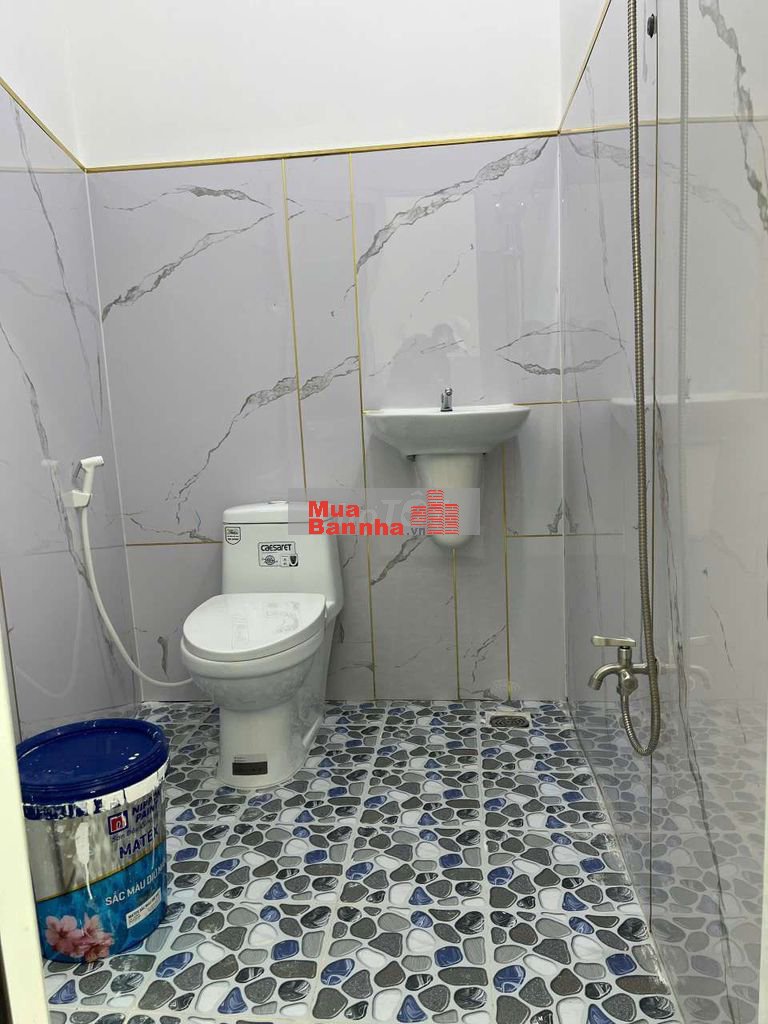 Bán nhà mới (3,6 x11m), đúc 1 trệt, 1lầu, đường rộng Hiệp Thành, Q12