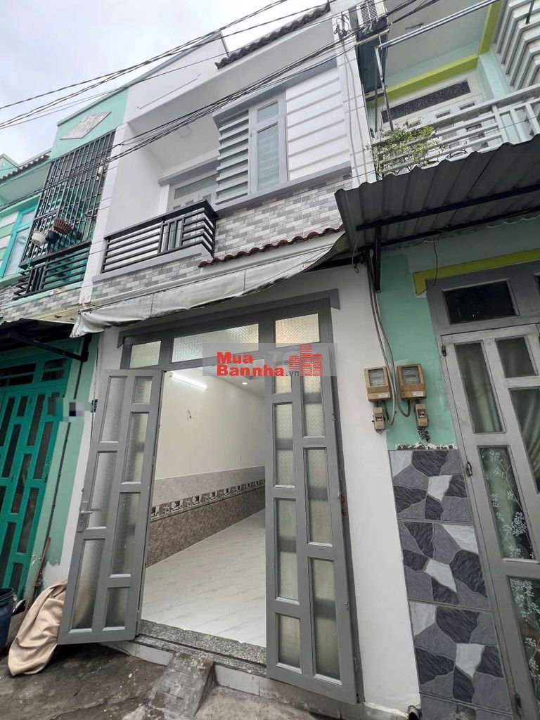 Bán nhà mới (3,6 x11m), đúc 1 trệt, 1lầu, đường rộng Hiệp Thành, Q12