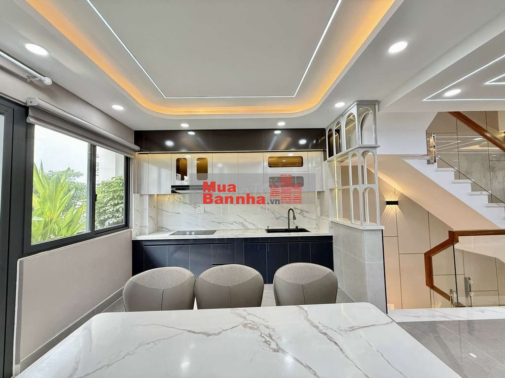 Siêu Phẩm 4 Tầng Hẻm 12m Thông Khu VIP Thạnh Xuân 25. Ngay UBND Phường