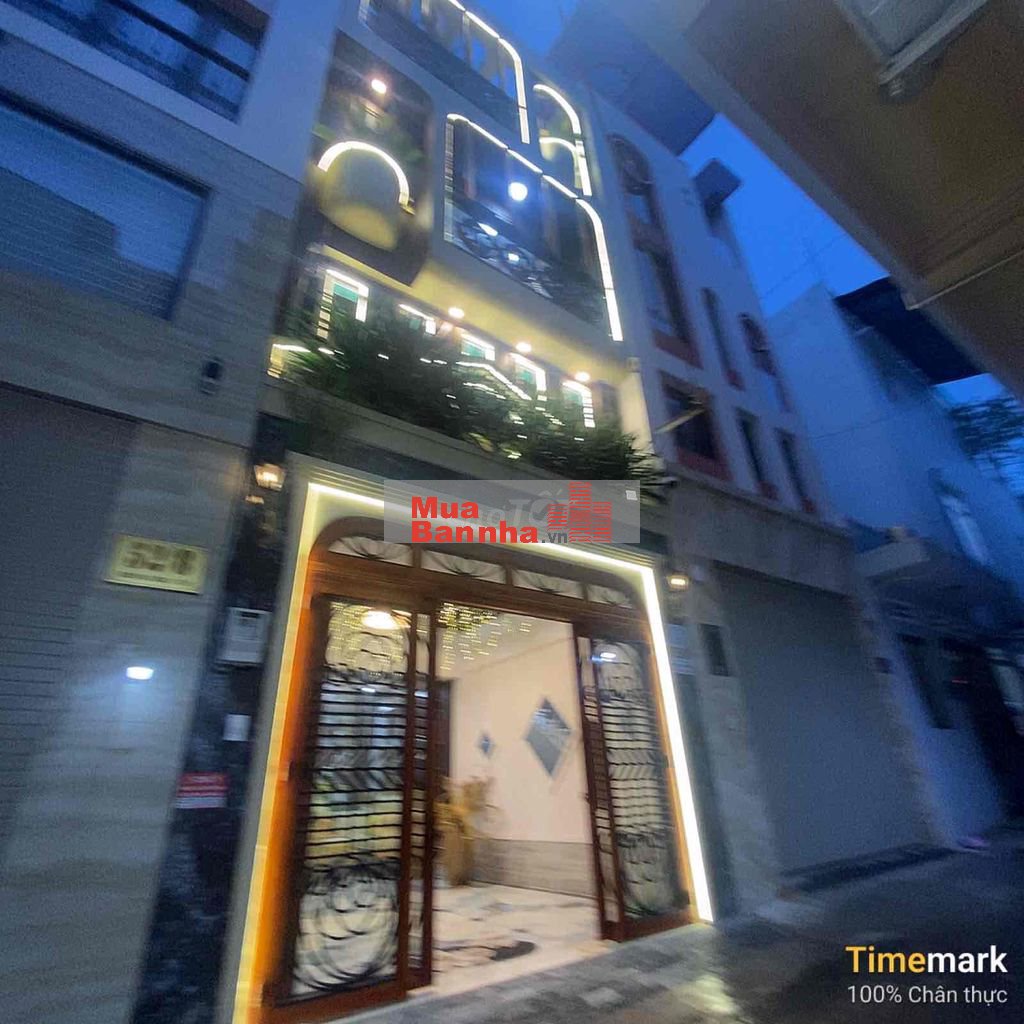 Nhà HXH 1 trục Nguyễn Văn Lượng TK thông minh VIP
