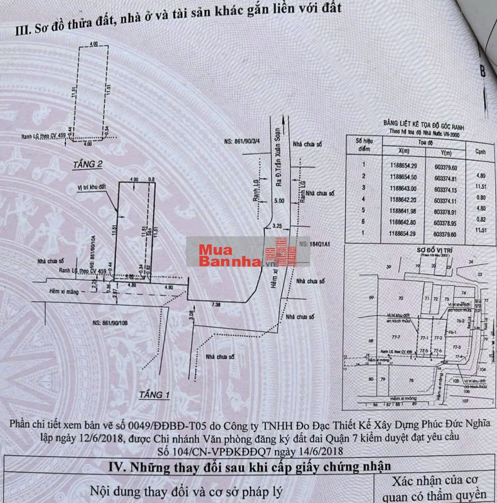 Cần bán nhà hẻm 861 Trần Xuân Soạn