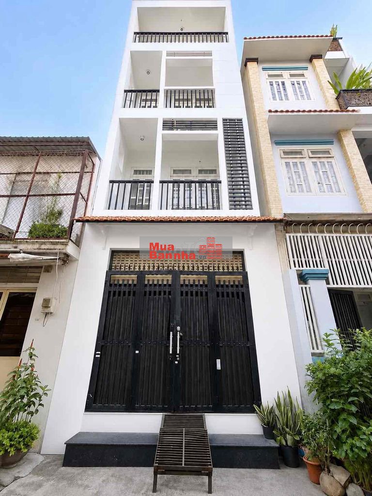 Hẻm Ô Tô - Tân Phú - Gần Chợ Tân Hương - 4 Tầng - 4 PN Giá Hơn 6 Tỷ