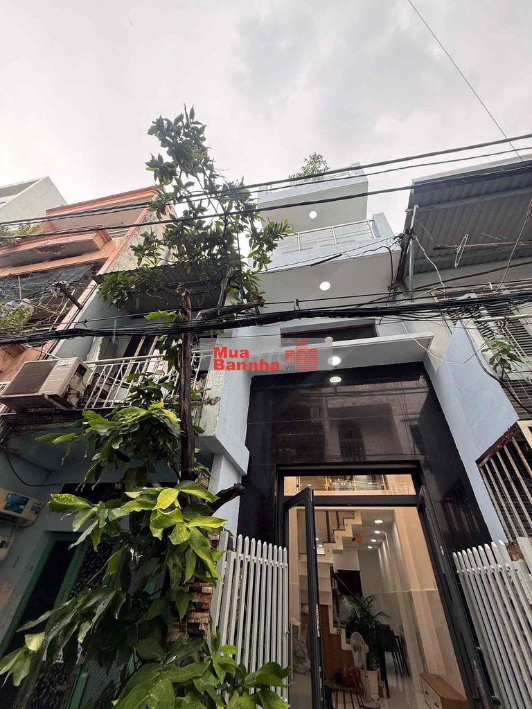 NHÀ ĐẸP 4 TẦNG MẶT TIỀN NHỰA 5M KINH DOANH - LẠC LONG QUÂN TÂN BÌNH