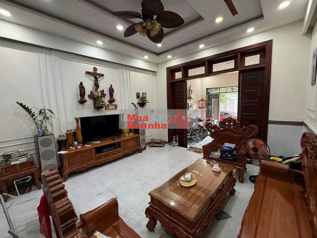 Nhỉnh 6 tỷ Nhà Phố 5,2m x 20m. 3 Tầng Hẻm 8M Tân Thới Hiệp 14